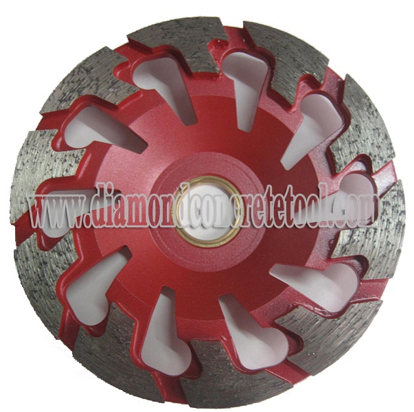 T Segment Diamond Concrete Cup Wheels