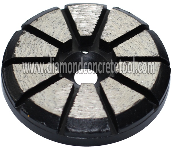 10 Beveled Segment Concrete Grinding Discs For Velcro